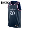 Dres Philadelphia 76ers Jared Mccain Nike 2025-26 City Edition Navy Swingman - Dječji